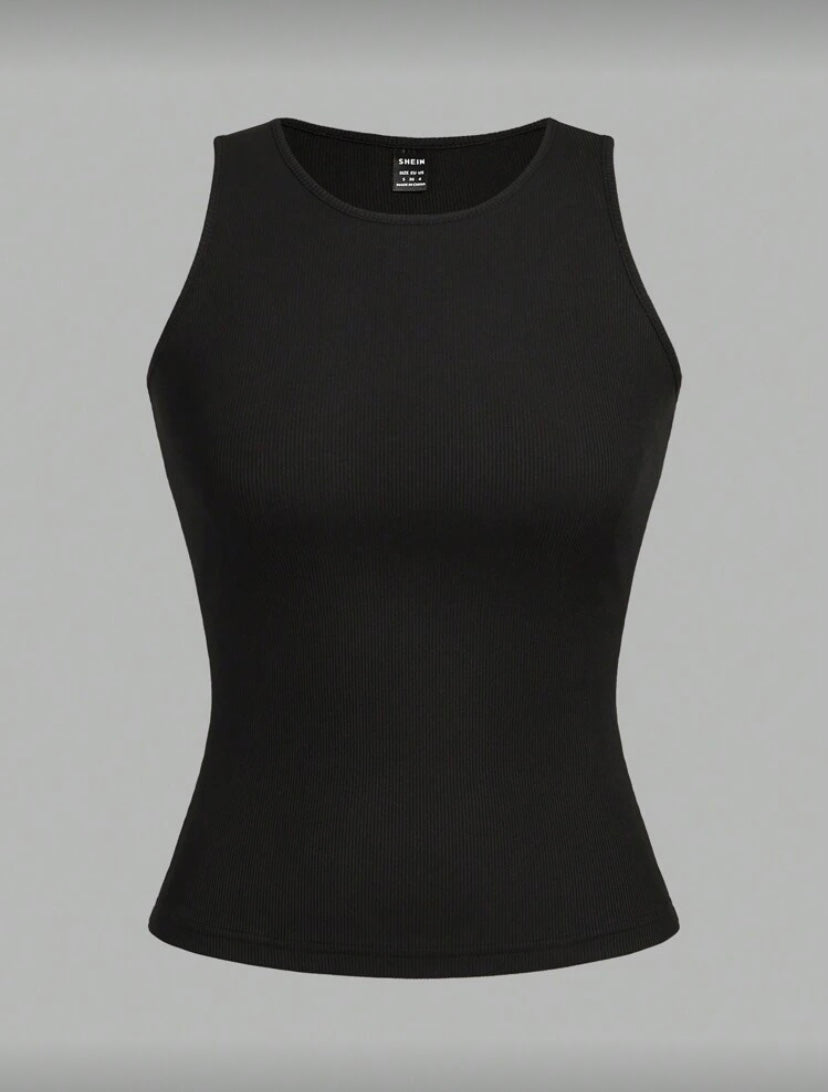 2pcs ribbed tank tops