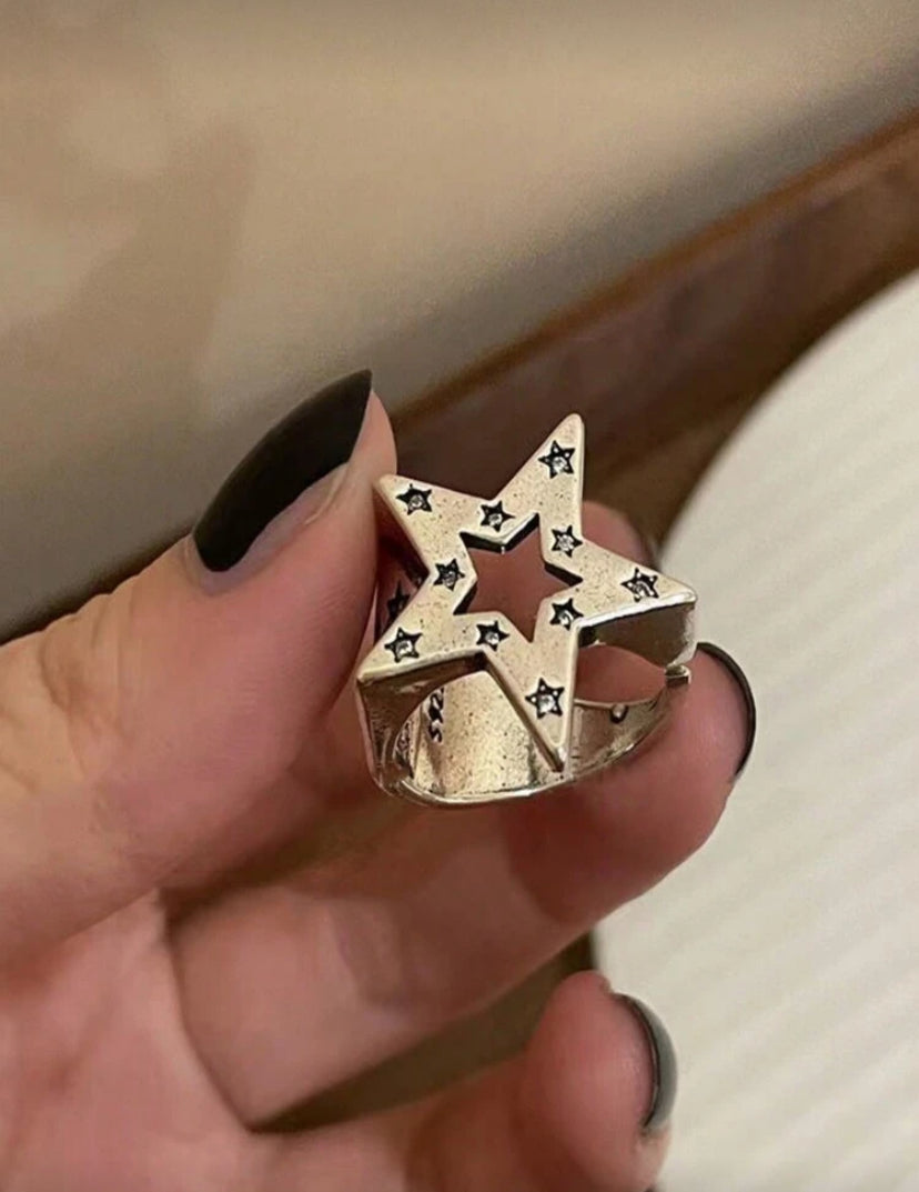 3pcs set of grunge rings